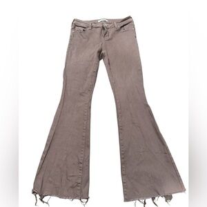 PacSun Brown Stretch Low Rise Flare Jeans Size 25